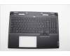 Lenovo 5CB1N61480 C-Cover with keyboard, Switzerland, Eclipse Black, RGB Backlight, UK
