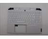 Lenovo 5CB1N62141 C-Cover with keyboard,Portuguese,White,RGB Backlight