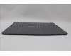 Lenovo 5CB1N62223 C-Cover with keyboard, Czech Slovakian, Luna Grey, w/puresight pro logo, UK
