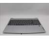 Lenovo 5CB1N65015 C-Cover with keyboard, Spanish, Cloud Grey, Backlight, Fingerprint, UK