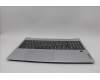 Lenovo 5CB1N78871 C-Cover with keyboard, Nordic, Cloud Grey, Backlight, Fingerprint, UK