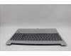 Lenovo 5CB1N78876 C-Cover with keyboard, Belgian, Cloud Grey, Backlight, Fingerprint, UK