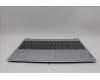 Lenovo 5CB1N78897 C-Cover with keyboard, Spanish, Cloud Grey, Backlight, Non-Fingerprint, UK