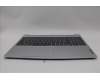 Lenovo 5CB1N78904 C-Cover with keyboard, German, Cloud Grey, Backlight, Non-Fingerprint, UK