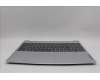 Lenovo 5CB1N78965 C-Cover with keyboard, German, Cloud Grey, Non-Backlight, Non-Fingerprint, UK