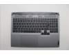 Lenovo 5CB1N84648 C-Cover with keyboard, US English Euro, Luna Grey, Backlight, US