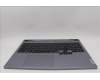 Lenovo 5CB1N84651 C-Cover with keyboard, Russian, Luna Grey, Backlight, US