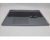 Lenovo 5CB1N84664 C-Cover with keyboard, German, Luna Grey, Backlight, UK