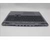 Lenovo 5CB1N84664 C-Cover with keyboard, German, Luna Grey, Backlight, UK