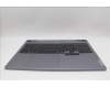 Lenovo 5CB1N84686 C-Cover with keyboard, UK English, Luna Grey, RGB Backlight, UK