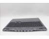 Lenovo 5CB1N84687 C-Cover with keyboard, Italian, Luna Grey, RGB Backlight, UK