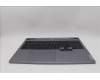 Lenovo 5CB1N84690 C-Cover with keyboard, Portuguese, Luna Grey, RGB Backlight, UK
