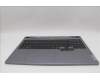 Lenovo 5CB1N84694 C-Cover with keyboard, French, Luna Grey, RGB Backlight, US