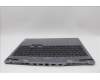 Lenovo 5CB1N84694 C-Cover with keyboard, French, Luna Grey, RGB Backlight, US