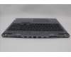 Lenovo 5CB1N84703 C-Cover with keyboard, Czech Slovakian, Luna Grey, RGB Backlight, UK