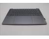 Lenovo 5CB1N90793 C-Cover with keyboard, Nordic, Luna Grey, w/puresight pro logo, UK