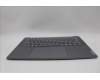 Lenovo 5CB1N90794 C-Cover with keyboard, Nordic, Luna Grey, UK