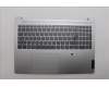 Lenovo 5CB1N90978 C-Cover with keyboard, Italian, Cloud Grey, Backlight, Fingerprint, UK