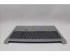 Lenovo 5CB1N90978 C-Cover with keyboard, Italian, Cloud Grey, Backlight, Fingerprint, UK
