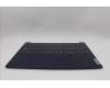 Lenovo 5CB1N91060 C-Cover with keyboard, Belgian, Abyss Blue, Backlight, Fingerprint, UK
