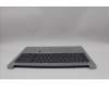 Lenovo 5CB1N92829 C-Cover with keyboard, German, Cloud Grey, Non-Backlight, Fingerprint, UK