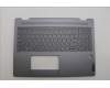 Lenovo 5CB1N95081 C-Cover with keyboard, Hebrew, Luna Grey, Fingerprint, US