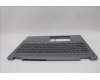 Lenovo 5CB1N95090 C-Cover with keyboard, Bulgarian, Luna Grey, Fingerprint, UK