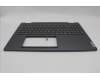 Lenovo 5CB1N95171 C-Cover with keyboard, Nordic, Storm Grey, Non-FingerPrint, UK
