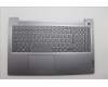 Lenovo 5CB1N95260 C-Cover with keyboard, Belgian, Arctic Grey, Backlight, Fingerprint, UK