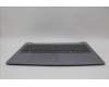 Lenovo 5CB1N95270 C-Cover with keyboard, Greek, Arctic Grey, Backlight, Fingerprint, US