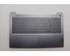 Lenovo 5CB1N95282 C-Cover with keyboard, Spanish, Arctic Grey, Backlight, Fingerprint, UK