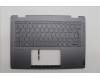 Lenovo 5CB1N95813 C-Cover with keyboard, Belgian, Storm Grey, Non-FingerPrint, UK