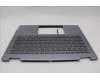 Lenovo 5CB1N96886 C-Cover with keyboard, Hebrew, Arctic Grey, Non-FingerPrint, US