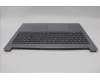 Lenovo 5CB1N97519 C-Cover with keyboard, Italian, Arctic Grey, Non-Backlight, UK