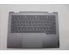 Lenovo 5CB1P00567 C-Cover with keyboard, Arabic, Luna Grey, Backlight, US