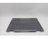 Lenovo 5CB1P00592 C-Cover with keyboard, French Arabic, Luna Grey, Backlight, UK