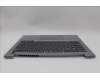 Lenovo 5CB1P00841 C-Cover with keyboard, Ukraine, Arctic Grey, Backlight, US