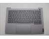 Lenovo 5CB1P00874 C-Cover with keyboard, Belgian, Arctic Grey, Backlight, UK