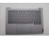 Lenovo 5CB1P00887 C-Cover with keyboard, Icelandic, Arctic Grey, Backlight, UK