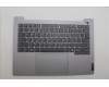 Lenovo 5CB1P00910 C-Cover with keyboard, English, Arctic Grey, US