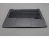 Lenovo 5CB1P01137 C-Cover with keyboard, Nordic, Arctic Grey, Backlight, UK