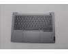 Lenovo 5CB1P01142 C-Cover with keyboard, Switzerland, Arctic Grey, Backlight, UK