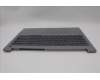 Lenovo 5CB1P01382 C-Cover with keyboard, Spanish, Arctic Grey, Backlight, UK