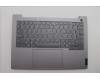 Lenovo 5CB1P27051 C-Cover with keyboard, English, Arctic Grey, Backlight, US