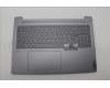 Lenovo 5CB1P31521 C-Cover with keyboard, Arabic, Arctic Grey, US