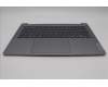 Lenovo 5CB1P31553 C-Cover with keyboard, Belgian, Arctic Grey, UK