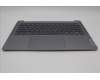 Lenovo 5CB1P31557 C-Cover with keyboard, English, Arctic Grey, US