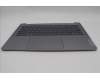 Lenovo 5CB1P31559 C-Cover with keyboard, French, Arctic Grey, US