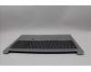 Lenovo 5CB1P33455 C-Cover with keyboard, Portuguese, Cloud Grey, Backlight, FingerPrint, UK