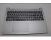 Lenovo 5CB1P33484 C-Cover with keyboard, Spanish, Cloud Grey, Backlight, Non-Fingerprint, UK